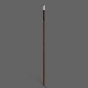 pbr-spear-v2b-3d-model-low-poly-max-obj-fbx-ma-dae-unitypackage