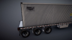 Peterbilt 377 container truck