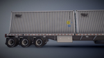 Peterbilt 377 container truck