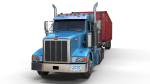 Peterbilt 377 container truck