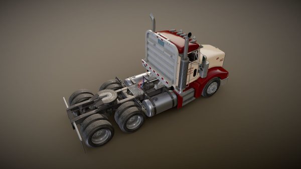 Peterbilt 377 daycab truck