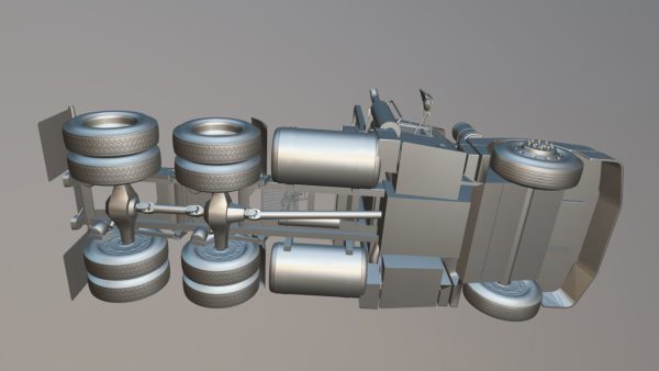 Peterbilt 377 daycab truck