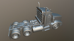 Peterbilt 377 daycab truck