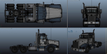 Peterbilt 377 daycab truck