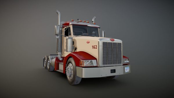 Peterbilt 377 daycab truck