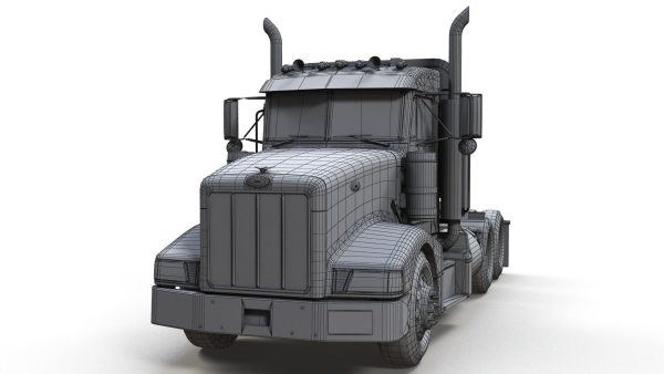 Peterbilt 377 daycab truck