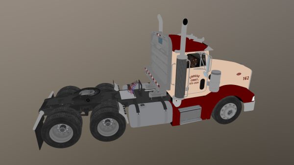 Peterbilt 377 daycab truck