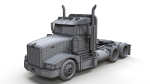Peterbilt 377 daycab truck