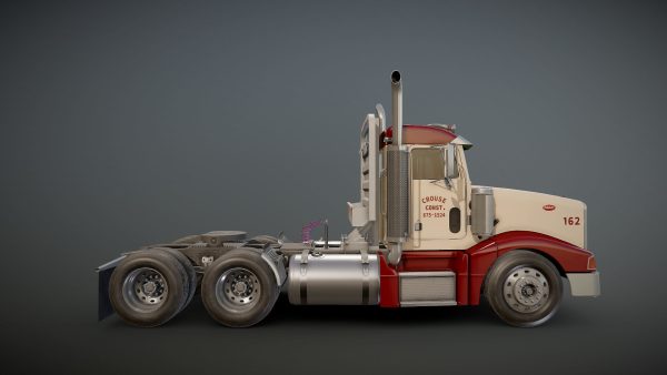 Peterbilt 377 daycab truck