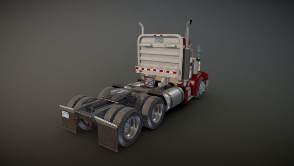 Peterbilt 377 daycab truck