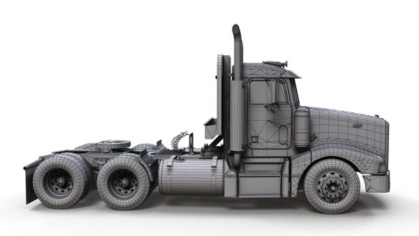 Peterbilt 377 daycab truck