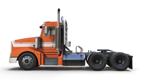 Peterbilt 377 daycab truck