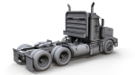 Peterbilt 377 daycab truck
