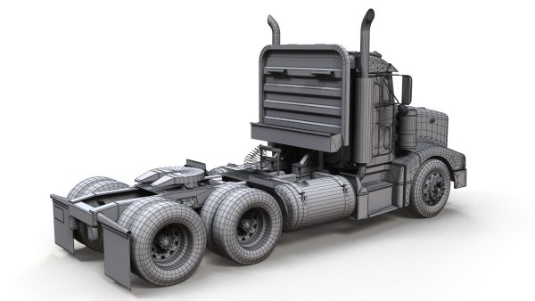 Peterbilt 377 daycab truck