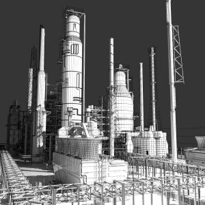 petroleum-refinery-3d-model-max-obj-mtl-fbx-dxf-stl-dwg