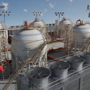Petroleum Refinery Storage Tanks