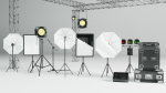 Photo Studio Accessories 3D Model Pack