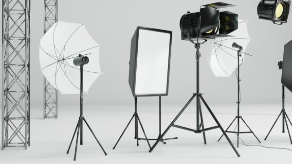 Photo Studio Accessories 3D Model Pack