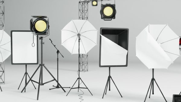 Photo Studio Accessories 3D Model Pack