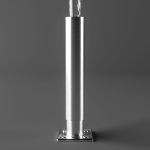 Photorealistic water spray fountain