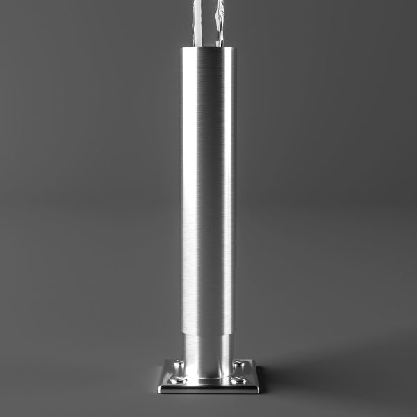 Photorealistic water spray fountain