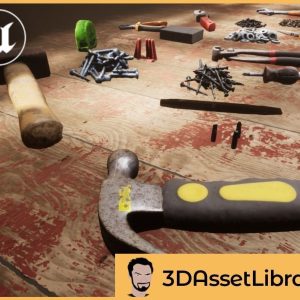 Photoscanned Tools Vol 1 For Unreal