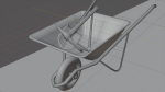 pickaxe shovel wheelbarrow