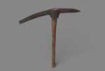 Pickaxe Worn - Railroad Style