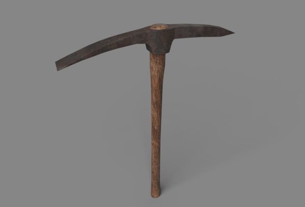 Pickaxe Worn - Railroad Style