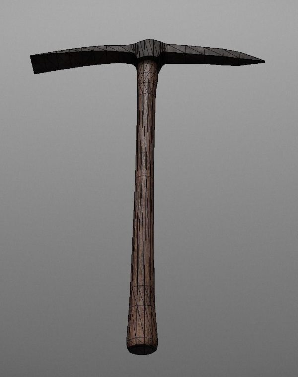 Pickaxe Worn - Railroad Style