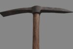 Pickaxe Worn - Railroad Style