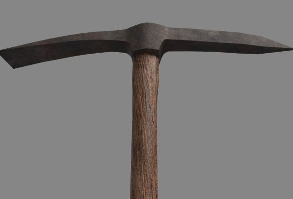 Pickaxe Worn - Railroad Style