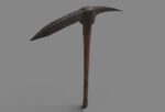 Pickaxe Worn - Railroad Style