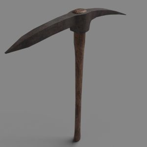 pickaxe-worn-railroad-style-3d-model-d3651f833e