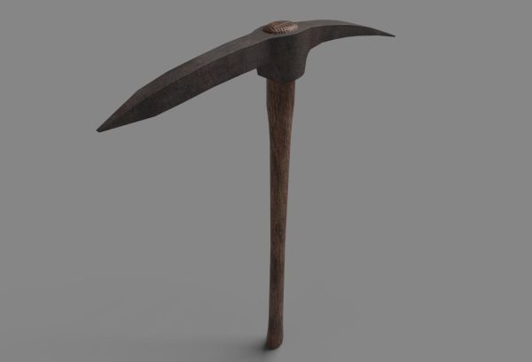 Pickaxe Worn - Railroad Style