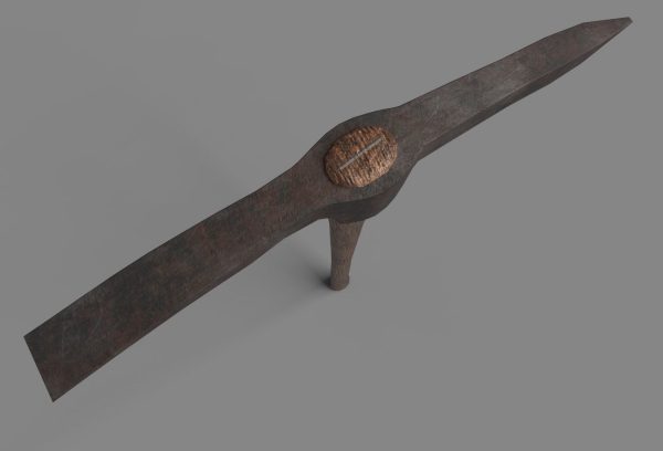 Pickaxe Worn - Railroad Style