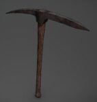 Pickaxe Worn - Railroad Style
