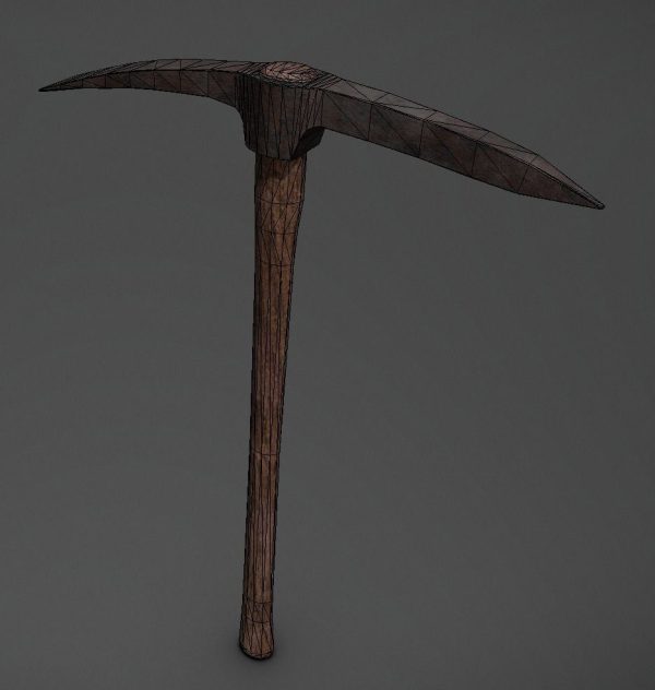 Pickaxe Worn - Railroad Style