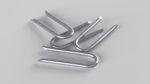 Pile of U-type Flat Head Nails