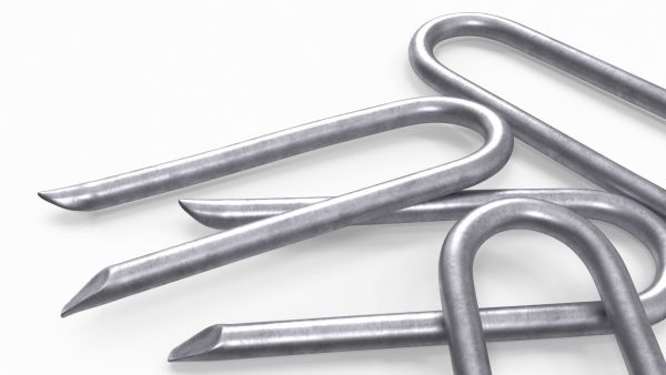 Pile of U-type Flat Head Nails