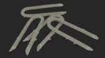 Pile of U-type Flat Head Nails Double Barbed
