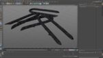 Pile of U-type Flat Head Nails Double Barbed