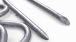 Pile of U-type Flat Head Nails Double Barbed
