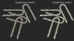 Pile of U-type Flat Head Nails Double Barbed