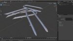 Pile of U-type Flat Head Nails Double Barbed