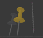 Pin Needles Pins Paperclips and Thumbtacks Package