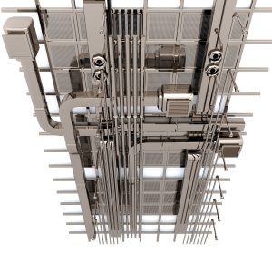 Pipes industrial ceiling