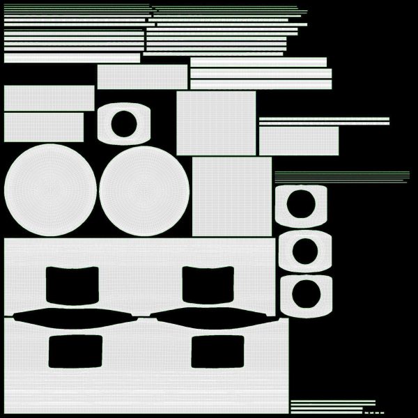 Piston with rod