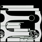 Piston with rod