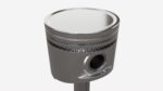 Piston with rod
